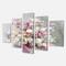 Designart - Pink Magnolia Flowers - Shabby Chic Canvas Art